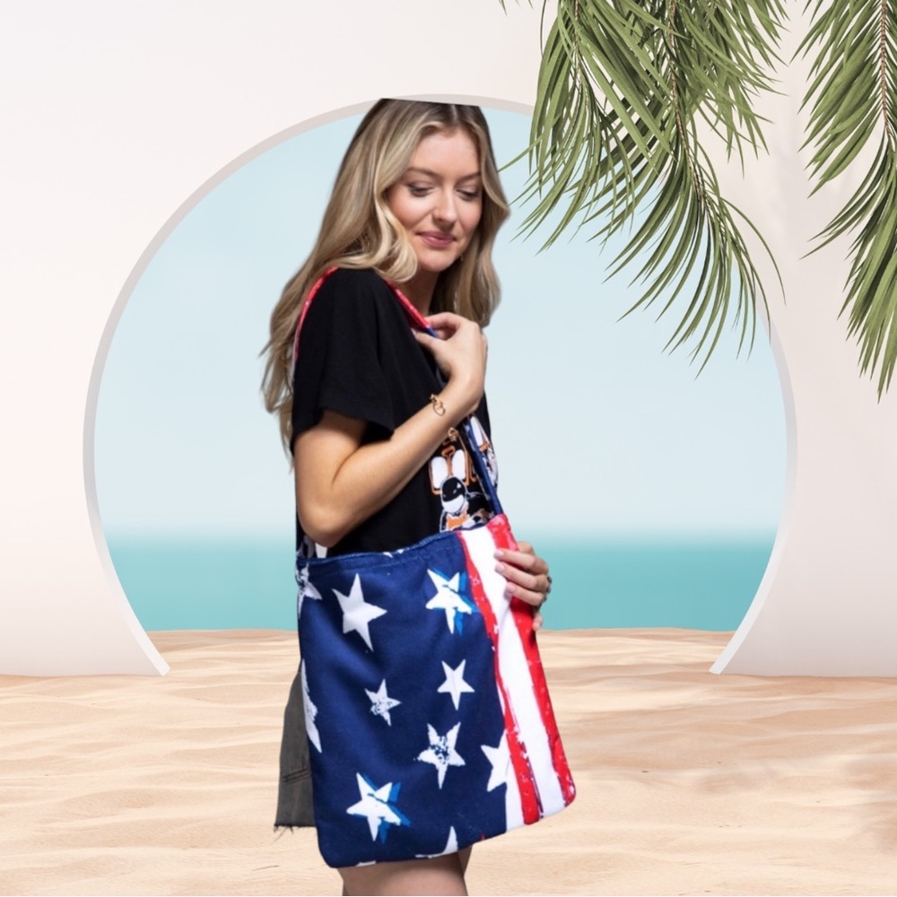 USA🇺🇸-- Tote Bag to Beach Towel (Oversized), NEW✔️ - Picture 5 of 9